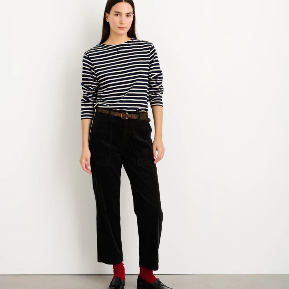 Alex Mill Neil Straight Corduroy Pants sz 6 black